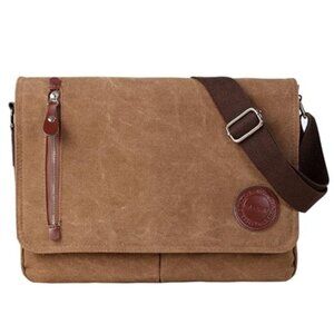 Mactso Canvas Satchel Messenger Bag/Laptop Bag